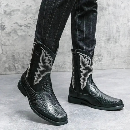 HECTOR Mens Cowboy Boots - Yehaw | Black - Yehaw