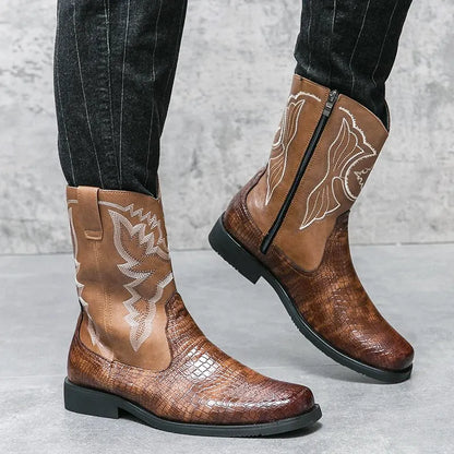HECTOR Mens Cowboy Boots - Rugged Look | Long-Lasting Build - Yehaw