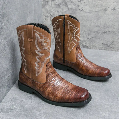 HECTOR Mens Cowboy Boots - Rugged Look | Long-Lasting Build - Yehaw
