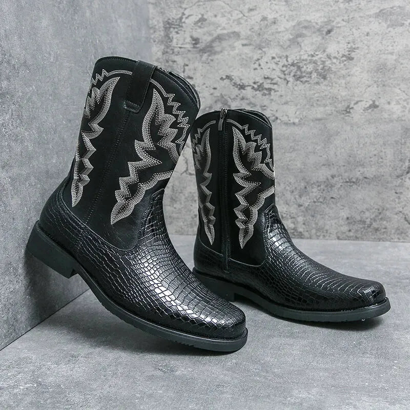 HECTOR Mens Cowboy Boots - Rugged Look | Long-Lasting Build - Yehaw