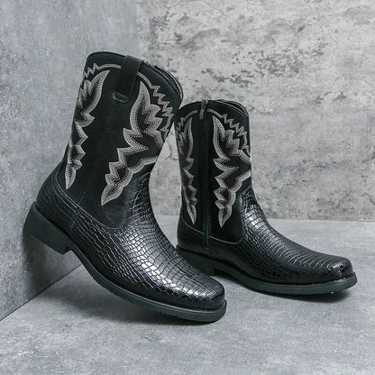 HECTOR Mens Cowboy Boots - Rugged Look | Long-Lasting Build - Yehaw