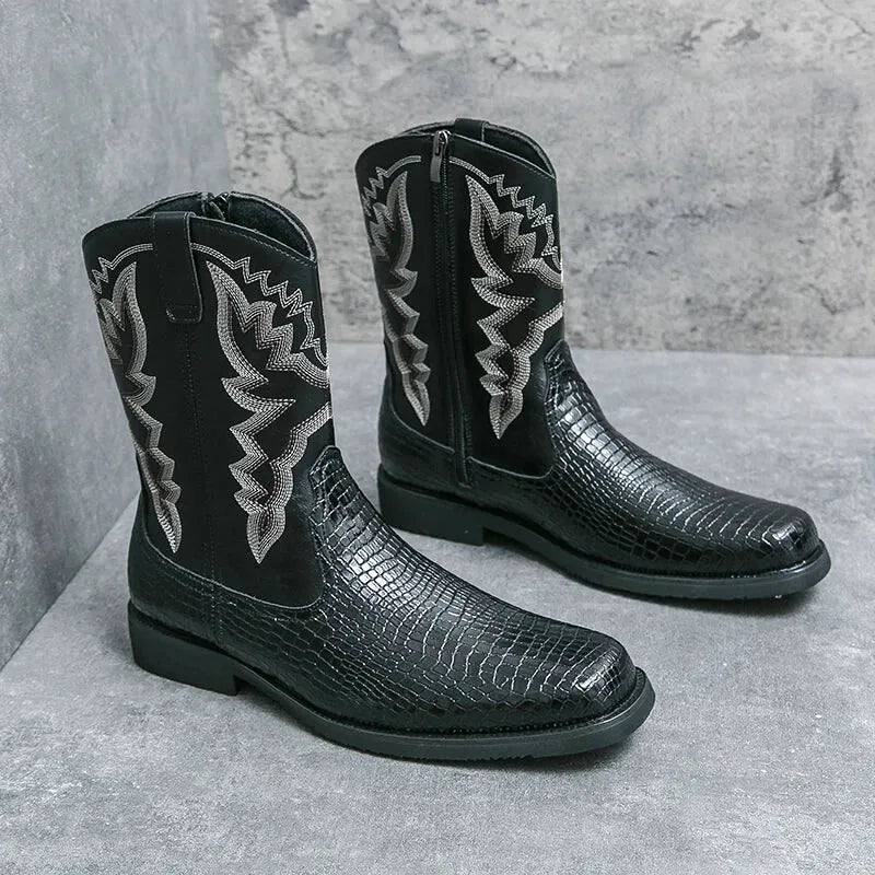 HECTOR Mens Cowboy Boots - Rugged Look | Long-Lasting Build - Yehaw