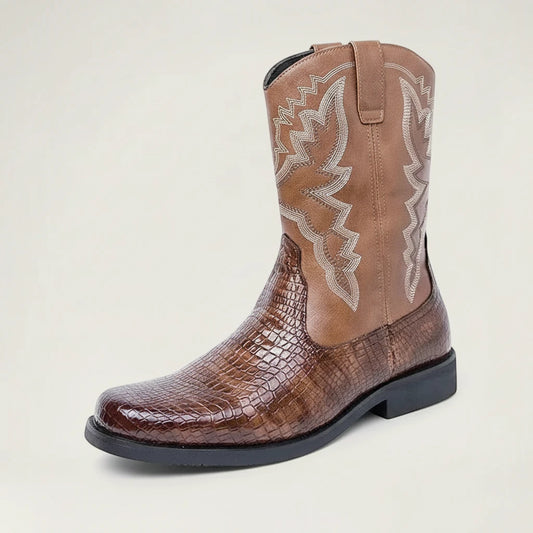 HECTOR Mens Cowboy Boots - Yehaw | Brown - Yehaw