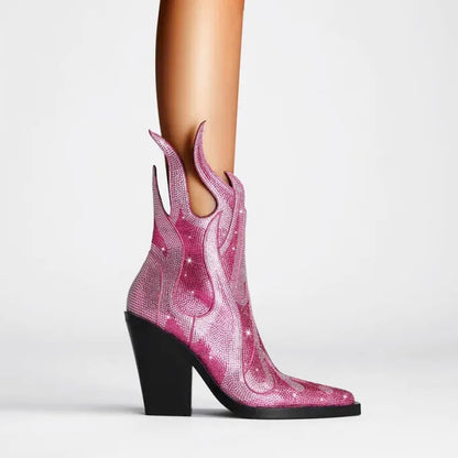 IRIS Cowgirl Boots - Yehaw | Pink - Yehaw