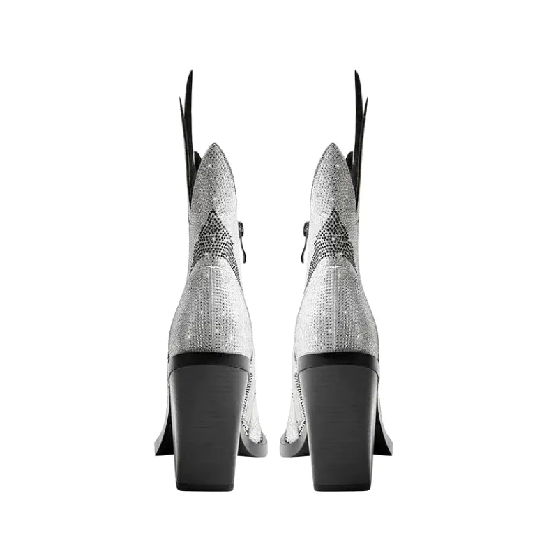 IRIS Cowgirl Boots - Yehaw | Silver - Yehaw