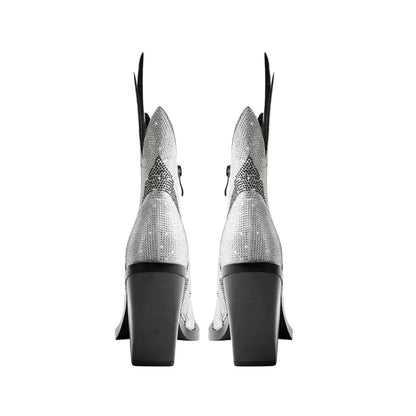 IRIS Cowgirl Boots - Yehaw | Silver - Yehaw