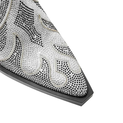 IRIS Cowgirl Boots - Yehaw | Silver - Yehaw