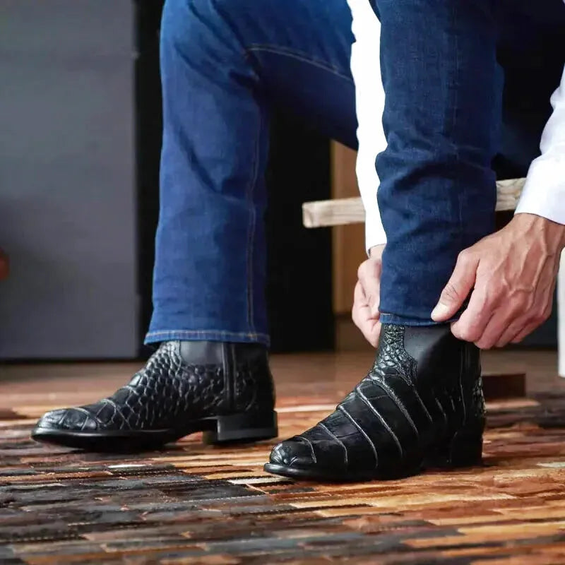 JACK Mens Cowboy Boots - Yehaw | Black - Yehaw