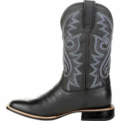JED Mens Cowboy Boots - Yehaw | Black - Yehaw