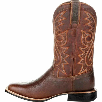 JED Mens Cowboy Boots - Yehaw | Brown - Yehaw