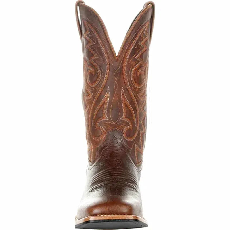 JED Mens Cowboy Boots - Yehaw | Brown - Yehaw