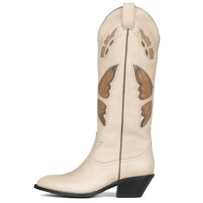 JESSIE Cowgirl Boots - Resistant PU leather | Elegance & Stability - Yehaw