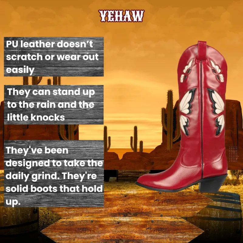 JESSIE Cowgirl Boots - Yehaw