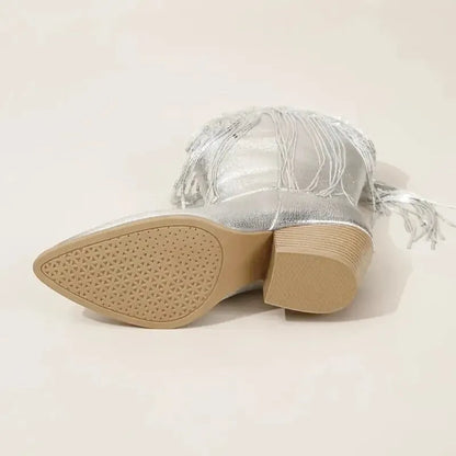 JESSIE Cowgirl Boots - Yehaw | Silver - Yehaw