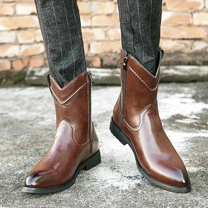 JIMMY Mens Cowboy Boots - Yehaw | Brown - Yehaw