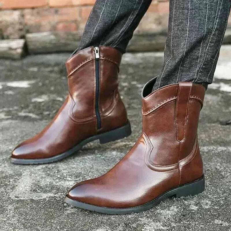JIMMY Mens Cowboy Boots - Yehaw | Brown - Yehaw