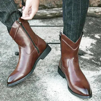 JIMMY Mens Cowboy Boots - Yehaw | Brown - Yehaw