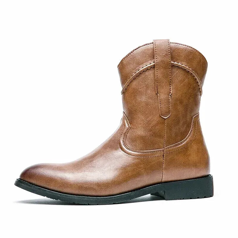 JIMMY Mens Cowboy Boots - Yehaw | Light Brown - Yehaw
