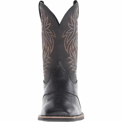 JOHNNY Mens Cowboy Boots - Yehaw | Black - Yehaw