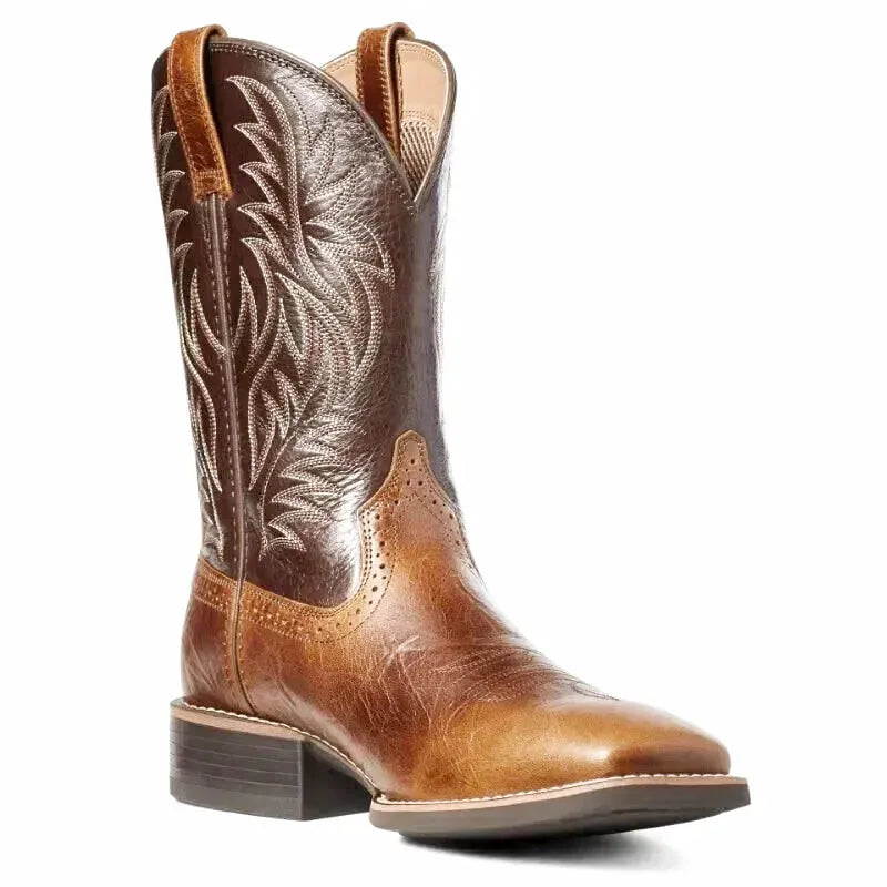 JOHNNY Mens Cowboy Boots - Yehaw | Brown - Yehaw