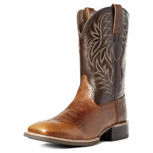 JOHNNY Mens Cowboy Boots - Yehaw | Brown - Yehaw