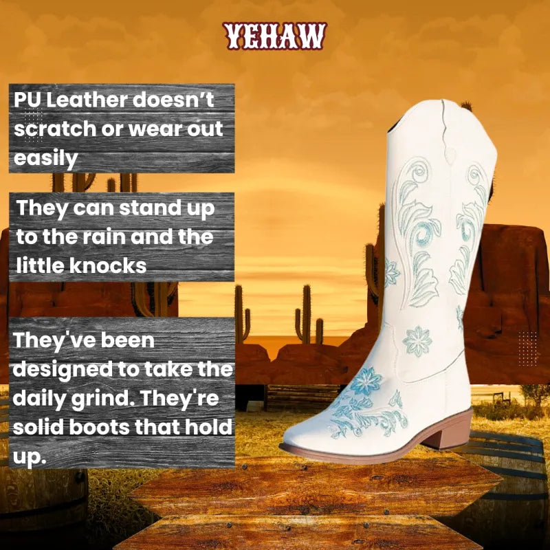 KATE Cowgirl Boots - Yehaw