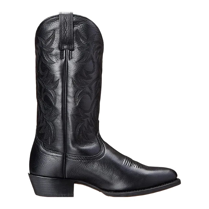 Levi Mens Cowboy Boots - Tough PU Leather | Timeless Style - Yehaw