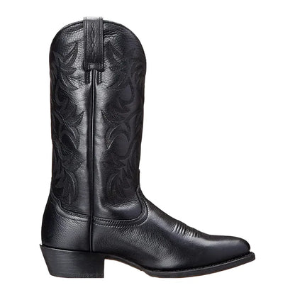 Levi Mens Cowboy Boots - Tough PU Leather | Timeless Style - Yehaw