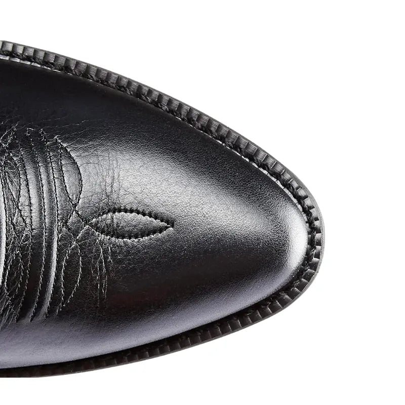 Levi Mens Cowboy Boots - Tough PU Leather | Timeless Style - Yehaw