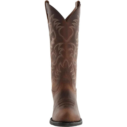 Levi Mens Cowboy Boots - Tough PU Leather | Timeless Style - Yehaw