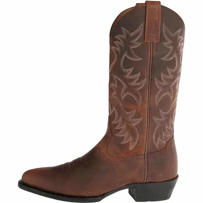 LEVI Mens Cowboy Boots - Yehaw | Brown - Yehaw