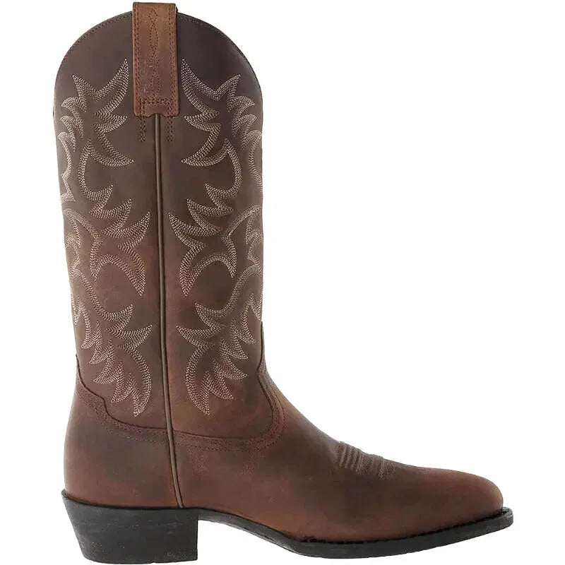 LEVI Mens Cowboy Boots - Yehaw | Brown - Yehaw