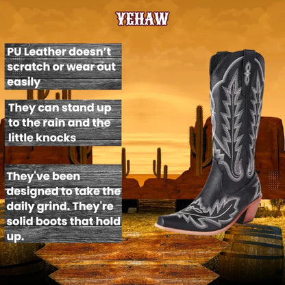 Loretta Cowgirl Boots - Yehaw