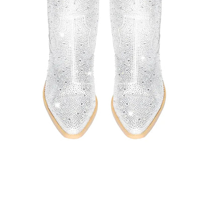 LOVE Cowgirl Boots - Shiny PU leather | Elegance & Stability - Yehaw