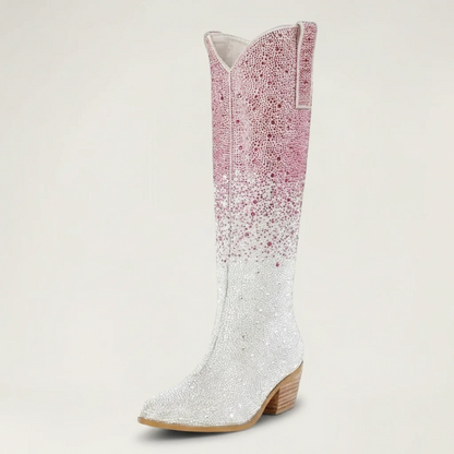 LOVE Cowgirl Boots - Yehaw | Pink & Silver - Yehaw