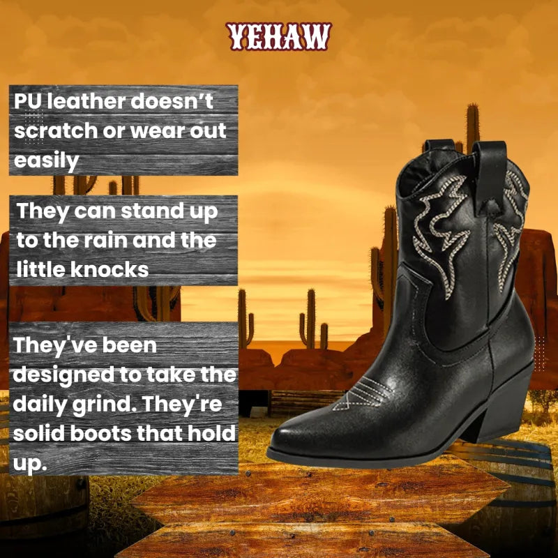 LYNN Cowgirl Boots - Yehaw