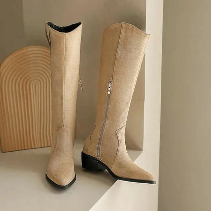 MAE Cowgirl Boots - Yehaw | Beige - Yehaw