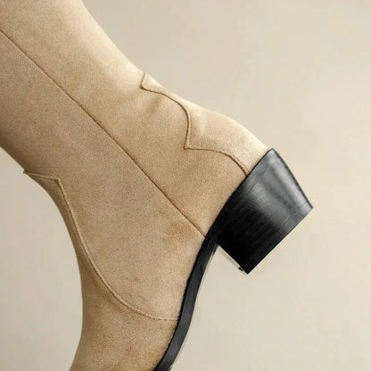 MAE Cowgirl Boots - Yehaw | Beige - Yehaw