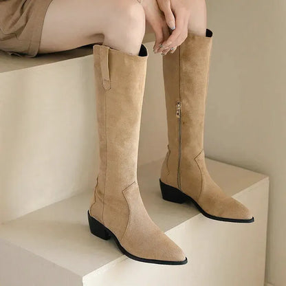 MAE Cowgirl Boots - Yehaw | Beige - Yehaw