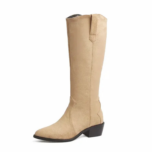 MAE Cowgirl Boots - Yehaw | Beige - Yehaw 