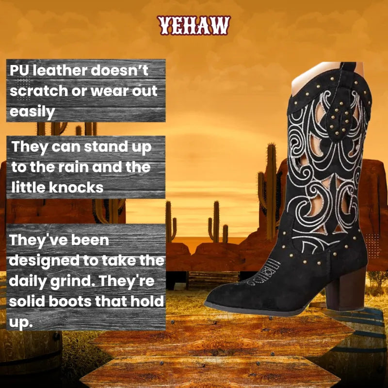 MONTANA Cowgirl Boots - Yehaw