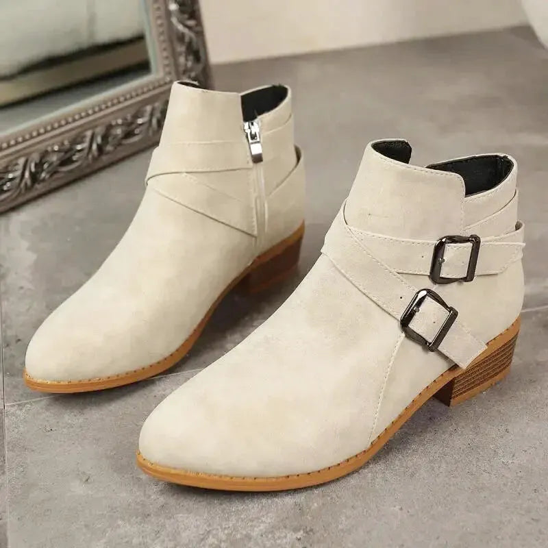 NORA Cowgirl Boots - Yehaw | Beige - Yehaw