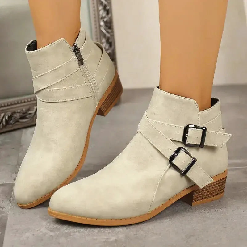 NORA Cowgirl Boots - Yehaw | Beige - Yehaw