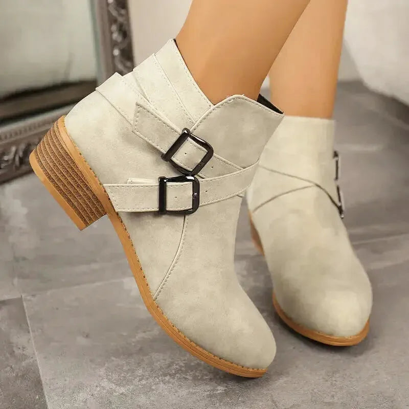 NORA Cowgirl Boots - Yehaw | Beige - Yehaw