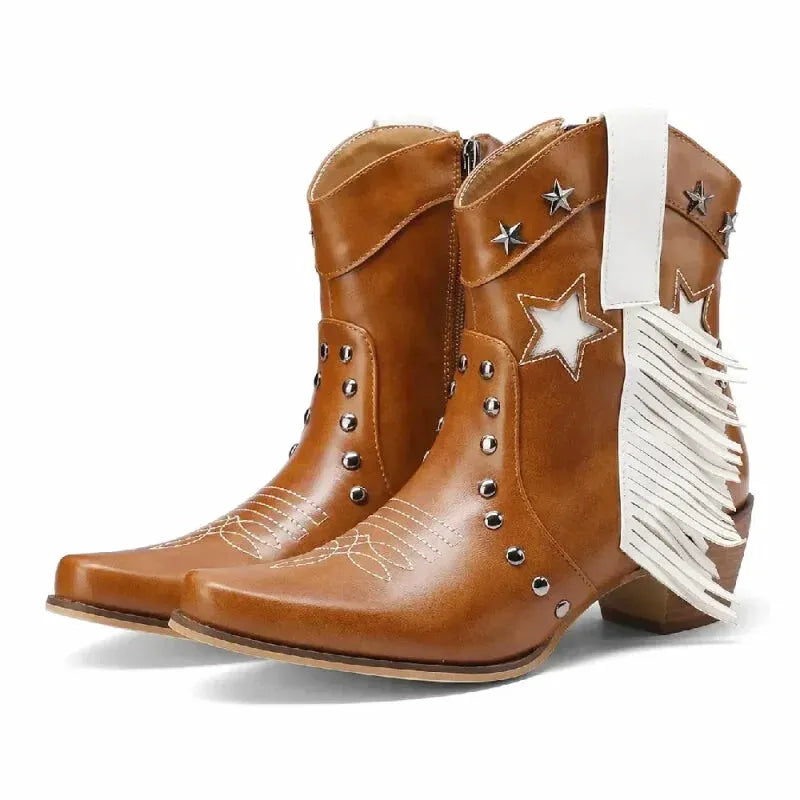 ORLANDA Cowgirl Boots - Yehaw | Brown - Yehaw