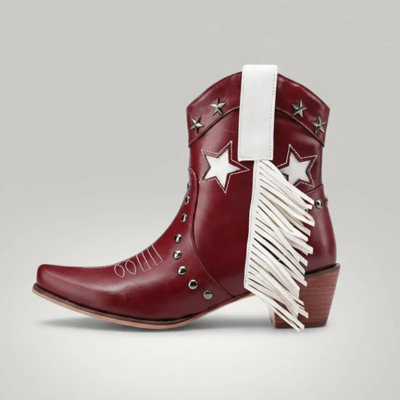 ORLANDA Cowgirl Boots - Yehaw | Red - Yehaw