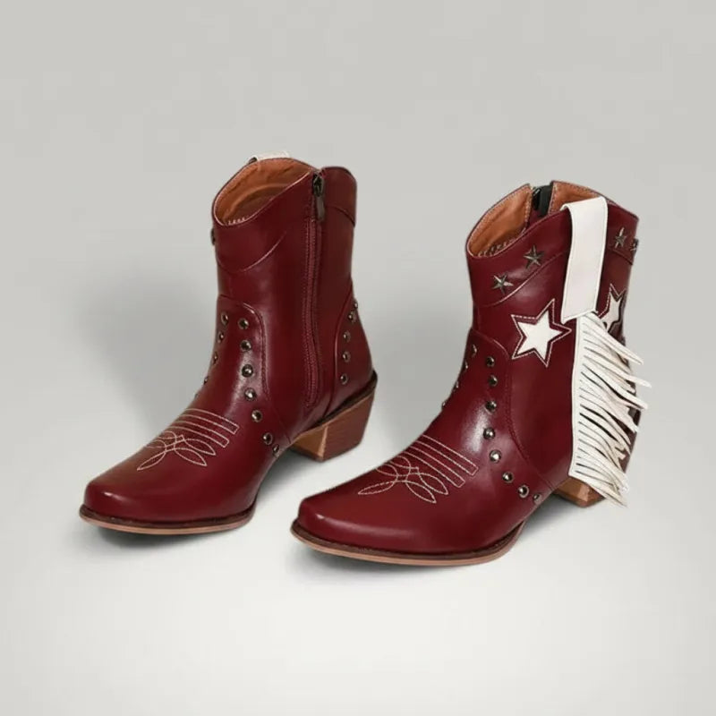 ORLANDA Cowgirl Boots - Yehaw | Red - Yehaw