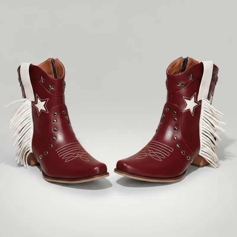 ORLANDA Cowgirl Boots - Yehaw | Red - Yehaw