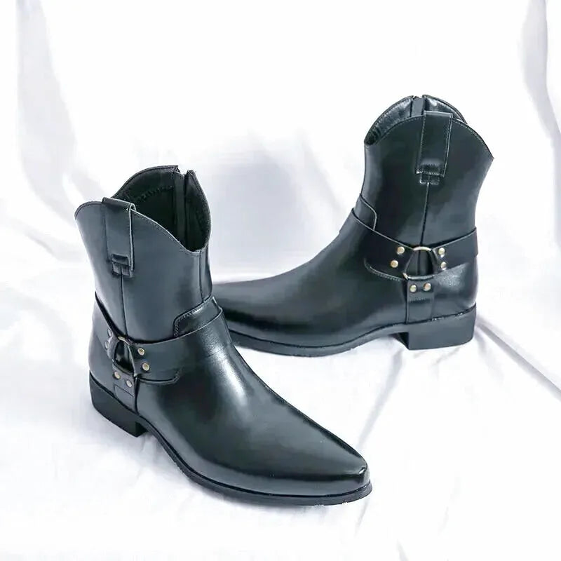 REMINGTON Mens Cowboy Boots - Yehaw | Black - Yehaw