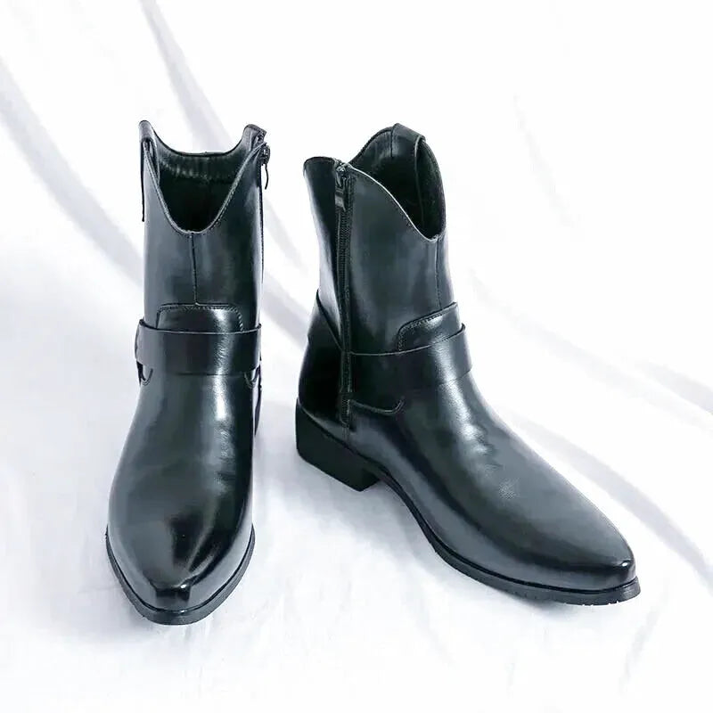 REMINGTON Mens Cowboy Boots - Yehaw | Black - Yehaw